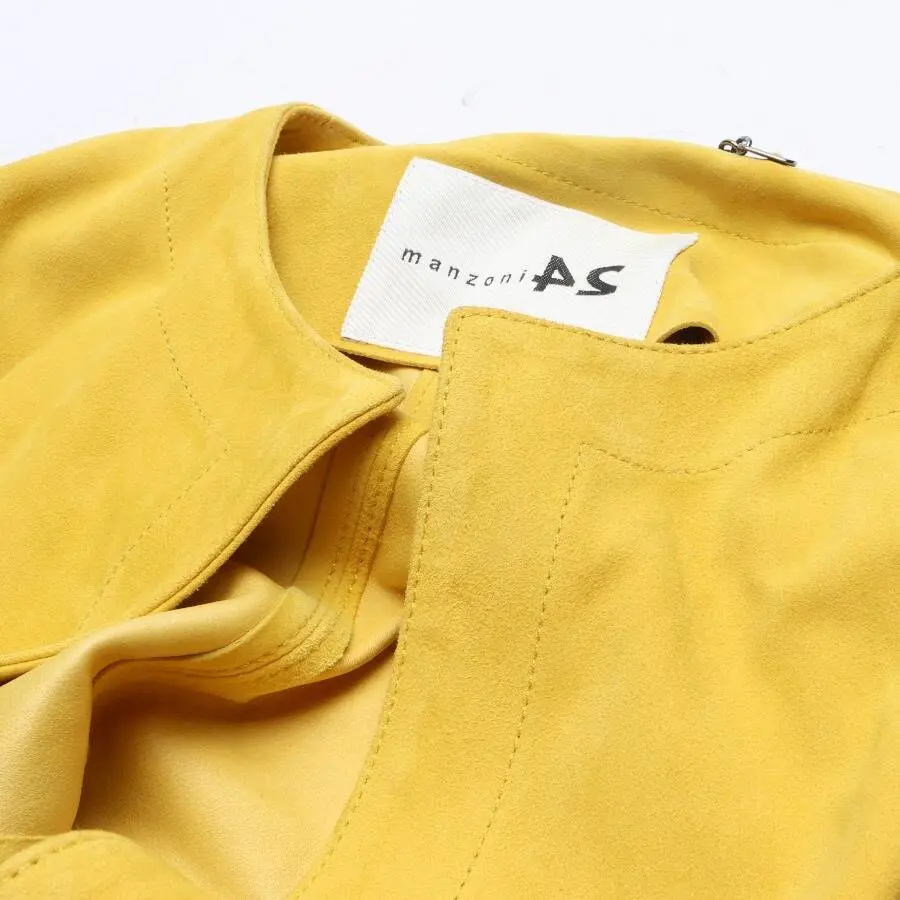 Lederjacke 38 Gelb
