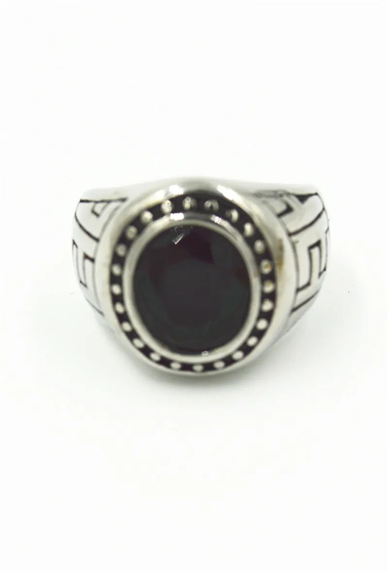 RING Chevalière Acier (lot de 5pcs)