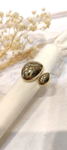 Zeitloser Kimie-Ring 2 cm aus Edelstahl